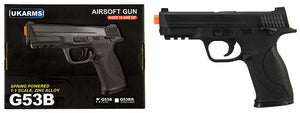 UK ARMS G53 Airsoft Spring Pistol (BLACK)