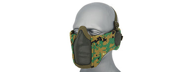 AC-643WD Tactical Elite Face and Ear Protective Mask (Woodland Digital)