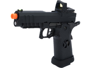 AW Custom HX2602 "Match King" Compact Hi-CAPA Gas Blowback Airsoft Pistol (Color: Black)