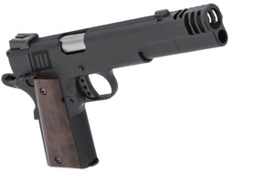 AW Custom NE31 "Hitman" Series 1911 Gas Blowback Pistol w/ Muzzle Compensator (Black )