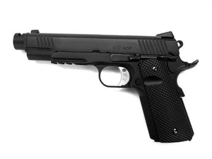 SOCOM Gear Double Star 1911 Combat Airsoft Gas Blow Back Pistol (Model: Compensator w/ Extra Patriot Grip)