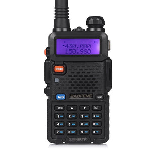 BaoFeng UV-5RTP 8W/4W/1W Dual Band Two Way Radio (Black)