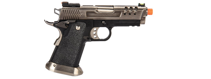 H008WET-3 WE-Tech Hi-Capa 3.8 Deinonychus Gas Blowback Pistol (Color: Silver)