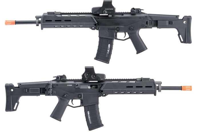 A&K Adaptive Combat Rifle Airsoft AEG Rifle (Color: Black / Carbine)