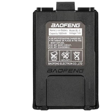 Baofeng Battery BL-5 7.4V 1800 mAh Big Capacity Li-ion for DM-5R UV-5R UV-5RE BF-F8HP UV-5R V2+ Plus UV-5RTP Series Two