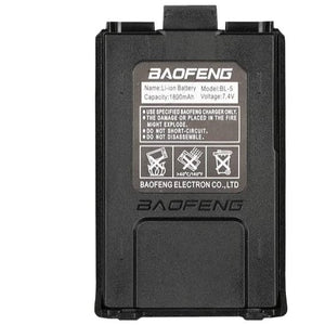 Baofeng Battery BL-5 7.4V 1800 mAh Big Capacity Li-ion for DM-5R UV-5R UV-5RE BF-F8HP UV-5R V2+ Plus UV-5RTP Series Two