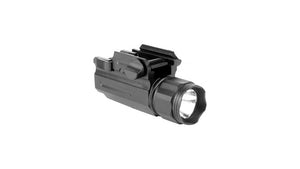 AIM Sports Pistol & Rifle Quick Release 3 Watt / 330 Lumens Combat Flashlight w/ Filter Set