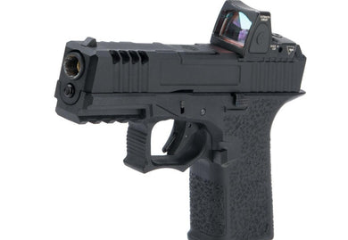 VX9110 AW Custom VX9 Compact Series Gas Blowback Airsoft Pistol (Model: Z80 - Optic Ready / Black)