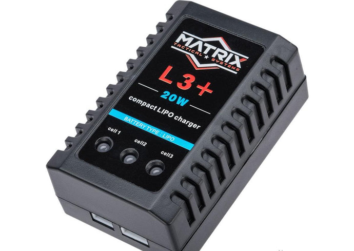Matrix L3+ Compact 1-3 Cell LiPo / Li-Ion Smart Balance Charger