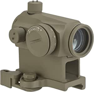 Avengers T1 Micro Reflex Red & Green Dot Sight / Scope w/ QD Riser (Color: Tan)