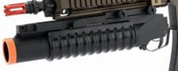 Matrix 40mm M203 Grenade Launcher for M4 M16 Series Airsoft Rifles (Model: Short Type / Black)