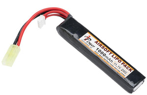 Matrix 11.1v 1000mah 20c Airsoft Buffer Tube LiPo Battery Pack (Configuration: Small Tamiya)