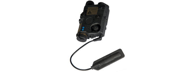 AN/PEQ-15 LA5 L.E.D. White Light + Red Laser w/IR Lens (Black) AC-378BRL