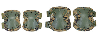 AC-478M Tactical Quick-Release Knee & Elbow Pad Set (Marpat)