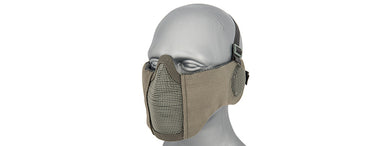 AC-643GY Tactical Elite Face and Ear Protective Mask (Gray)