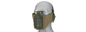 AC-643G Tactical Elite Face and Ear Protective Mask (OD Green)