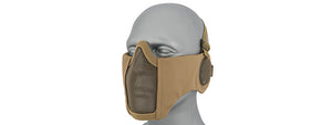 AC-643T Tactical Elite Face and Ear Protective Mask (TAN)