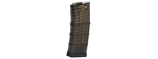 CA-I020-TR Lancer Tactical 160rd Mid Capacity Polymer M4/M16 Airsoft AEG Rifle Magazine (Smoke)