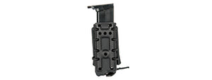 Lancer Tactical CA-1218BB High Speed Airsoft Pistol Magazine Belt Clip Pouch Black