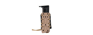 Lancer Tactical CA-1218TB High Speed Airsoft Pistol Magazine Belt Clip Pouch Tan