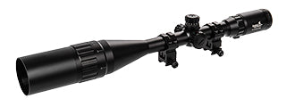 CA-1409 6-24X50 AOL Red & Green & Blue Illuminated Long Range Scope w/Sun Shade