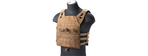 CA-2056T Lancer Tactical Vest with Molle Webbing and Detachable Buckles (Color: Tan)