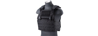 CA-2056B Lancer Tactical Vest with Molle Webbing and Detachable Buckles (Color: Black)