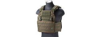 CA-2056G Lancer Tactical Vest with Molle Webbing and Detachable Buckles (Color: OD)