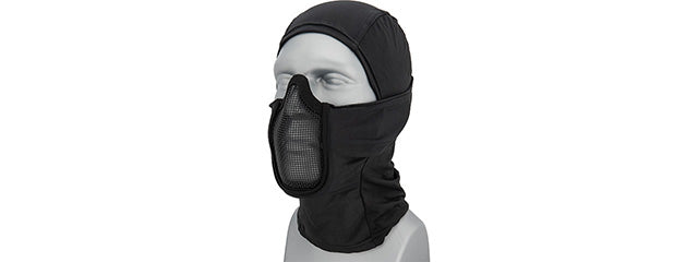 Matrix Shadow Warrior Hood Mesh Balaclava (Black)