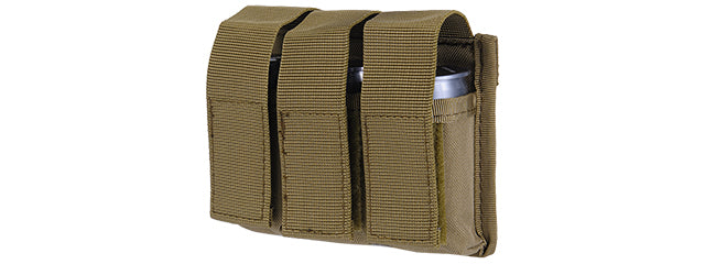 CA-382T Triple Molle M203 Grenade Pouch (Tan)