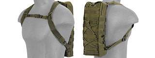 CA-384GN Nylon Molle Attachable Hydration Backpack (OD)
