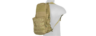 CA-880KN Tactical Molle Hydration Backpack (Coyote Brown)