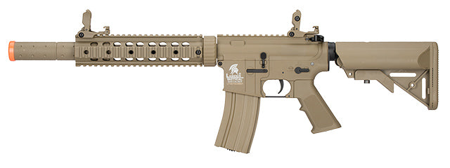 LT-15CT Lancer Tactical Nylon Polymer M4 Gen 2 SD AEG Airsoft Rifle (TAN)
