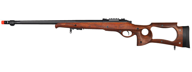 M70W Bolt Action Sniper Rifle w/Fluted Barrel (Color: Wood)