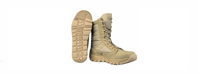 NcStar VISM ORYX Breathable Non-Slip Hight Boots - SIZE 11 (Tan)