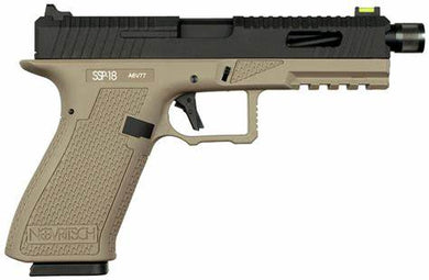 Novritsch SSP18 Gas Blowback Pistol Black Tan