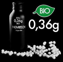 Novritsch 0.36g x 555pcs Bio Sniper BBs