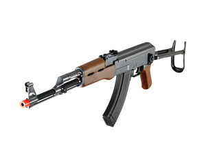 CM028S CYMA Sport AK47S Under-Folding Stock Airsoft AEG Rifle w/ Simulated Wood Furniture (Package: Gun Only)