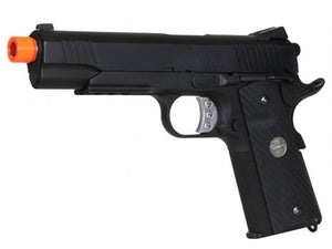 SOCOM Gear Double Star 1911 Combat Airsoft Gas Blow Back Pistol (Model: Compensator w/ Extra Patriot Grip)