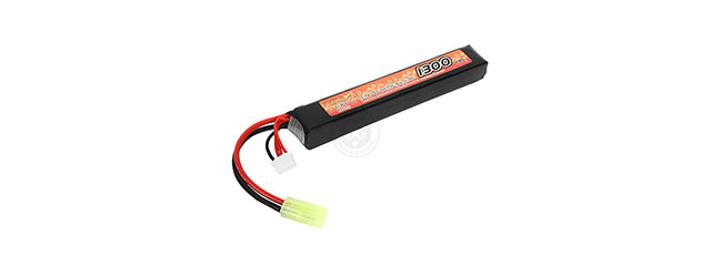 VB-POWER Airsoft 11.1V 15C Lipo Stick AEG Battery - 1300 mAh