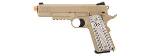 WE-E015-TANM45A1 WE-Tech Full Metal 1911 M45A1 Gas Blowback Airsoft GBB Pistol
