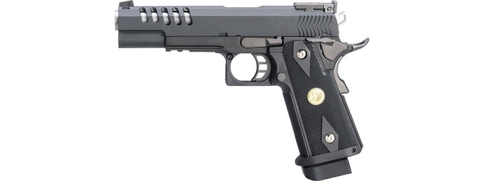 H002 WE Tech 1911 Hi-Capa Hyper Speed Gas Blowback Airsoft PIstol (Black)