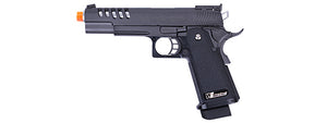 WE-H002 WE Tech Hi Capa 5.1 M1911 Tactical Master Gas Blowback Airsoft Pistol (BLACK)