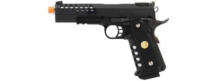 WE-H015 WE Tech 1911 5.1 Hi-Capa Hyper Speed Gas Blowback Airsoft Pistol (BLACK)