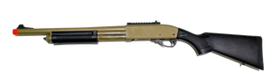 JAG Arms Scattergun HD Tan Gas Shotgun Airsoft Gun (Standard Tube)