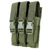 Condor Tactical Triple MP5 / SMG Magazine Pouch (Color: OD Green)