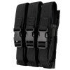 Condor Tactical Triple MP5 / SMG Magazine Pouch (Color: Black)