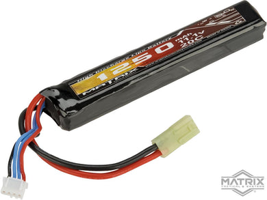 Matrix High Performance 11.1V Stick Type Airsoft LiPo Battery (Configuration: 1250mAh / 20C / Small Tamiya)