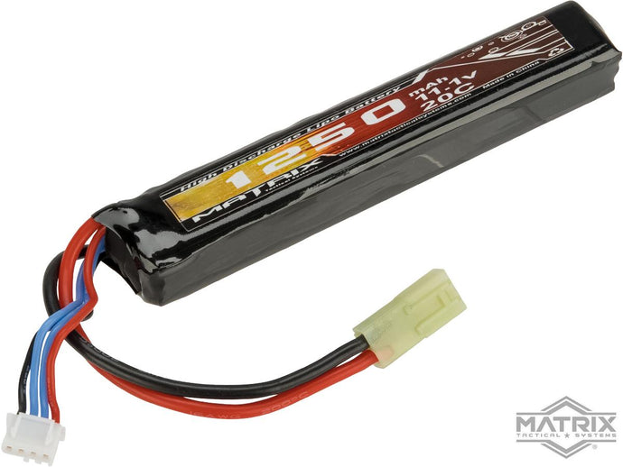 Matrix High Performance 11.1V Stick Type Airsoft LiPo Battery