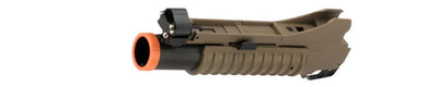 Matrix 40mm M203 Grenade Launcher for M4 M16 Series Airsoft Rifles (Model: Short Type / Tan)